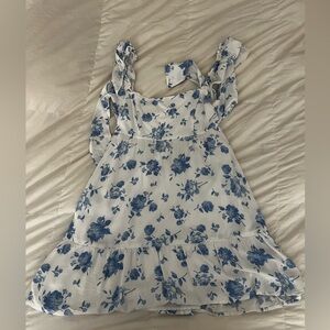 Hollister dress size extra small. Blue and white.